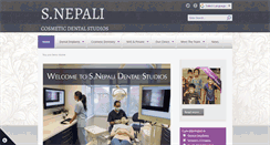 Desktop Screenshot of nepalidental.co.uk