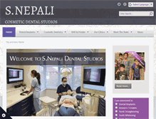 Tablet Screenshot of nepalidental.co.uk